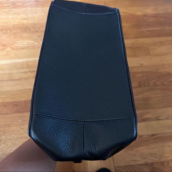 Tory Burch double zip tote Robinson black pebbled leather MINT condition - Picture 9 of 9